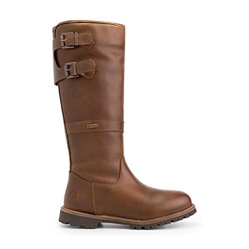 Travelin' Damen Alaska Lady Boot High Country Technical Leder stiefel elegant - Cognac 39 von Travelin'