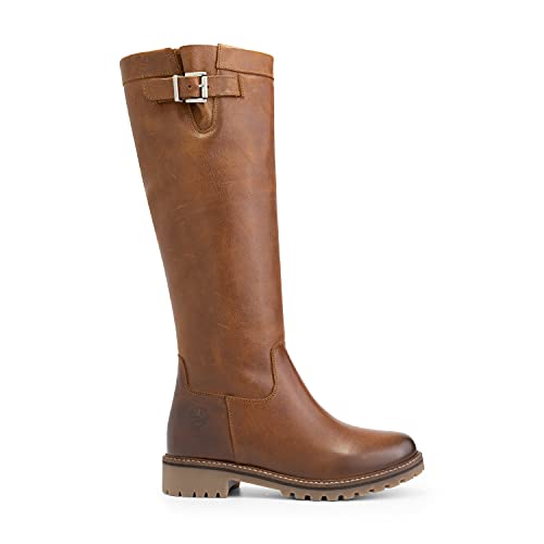 Travelin' Damen Daneborg Lady Boot High Country Leder stiefel elegant - Cognac 40 von Travelin'