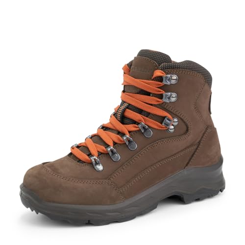 Travelin' Damen Faaborg Lady Hiking Boot Outdoor Leder Wanderschuhe - Braun 40 von Travelin'