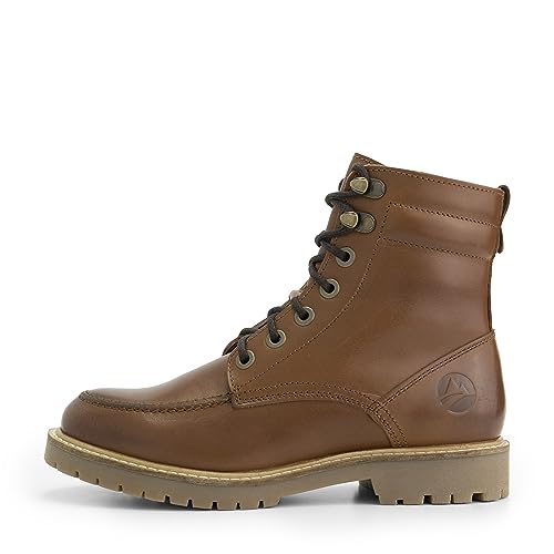 Travelin' Damen Lässiger Schnürstiefel Rogaland - Cognac - 39 von Travelin'