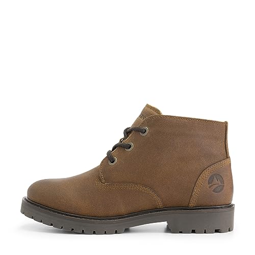 Travelin' Damen Lässiger Schnürstiefel Thorning - Cognac - 38 von Travelin'