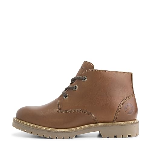 Travelin' Damen Lässiger Schnürstiefel Trehuse - Cognac - 40 von Travelin'