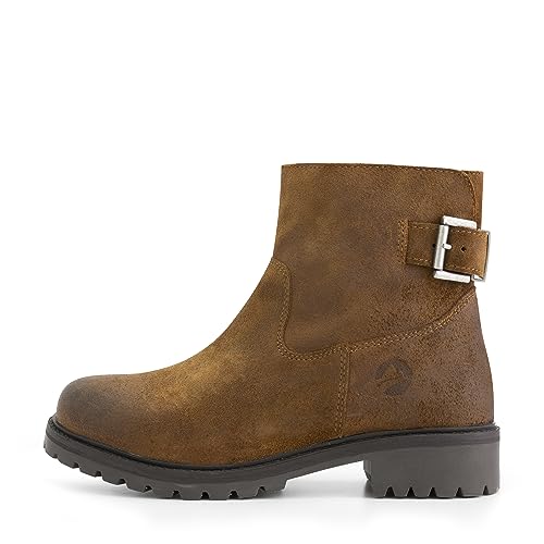 Travelin' Damen Stiefel mit Reißverschluss Honefoss - Cognac - 39 von Travelin'