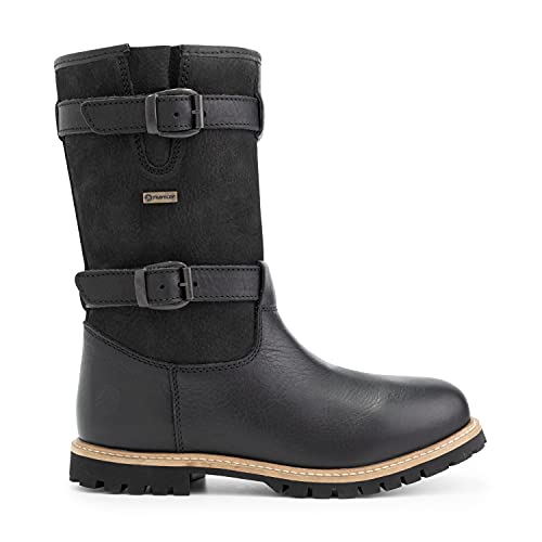 Travelin' Damen Sweden Lady Boot mid Country Technical Leder stiefel elegant - Schwarz 40 von Travelin'