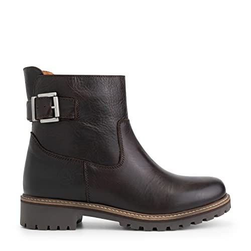 Travelin' Damen Vadfoss Lady Boot ankle Country Leder stiefeletten elegant - Dunkel Braun 38 von Travelin'