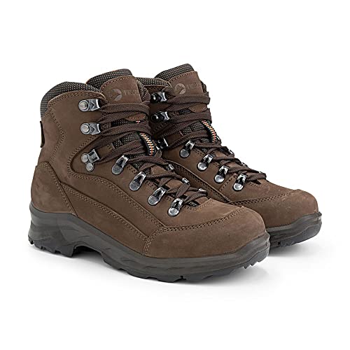 Travelin' Damen Faaborg Lady Hiking Boot Outdoor Leder Wanderschuhe - Braun 40 von Travelin'