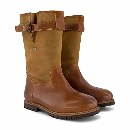 Travelin' Herren Konstanz Men Boot Mid Country Technical Leder stiefel elegant - Cognac 43 von Travelin'