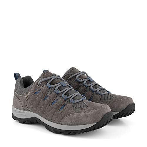 Travelin' Herren Nyborg Low Men Hiking boot Outdoor Leder wanderschuhe - Grau 41 von Travelin'