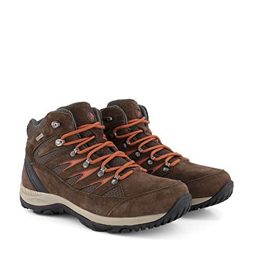 Travelin' Herren Nyborg Men Hiking boot Outdoor Leder wanderschuhe - Braun 44 von Travelin'