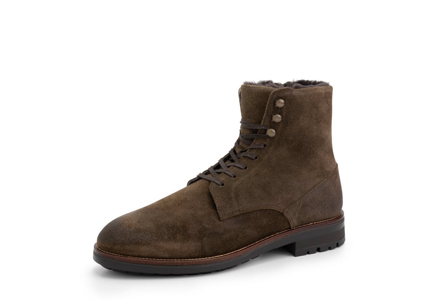 Travelin' Hosio Men Schnürschuh (Schnürsenkel und Reißverschluss) echtes wildleder von Travelin'