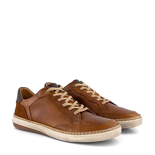 Travelin' Northampton - Herren - Sneaker niedrig - Citytrip - Leder - Cognac - 40 von Travelin'