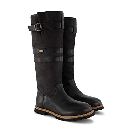 Travelin' Damen Norway Lady Boot High Country Technical Leder stiefel elegant - Schwarz 38 von Travelin'