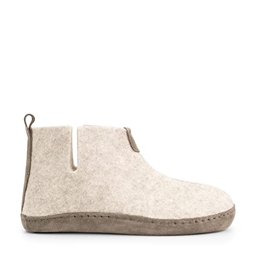 Travelin' Stay-Home Damen Pantoffel Garn/Woll, Freizeitschuhe - Sand, 36 von Travelin'