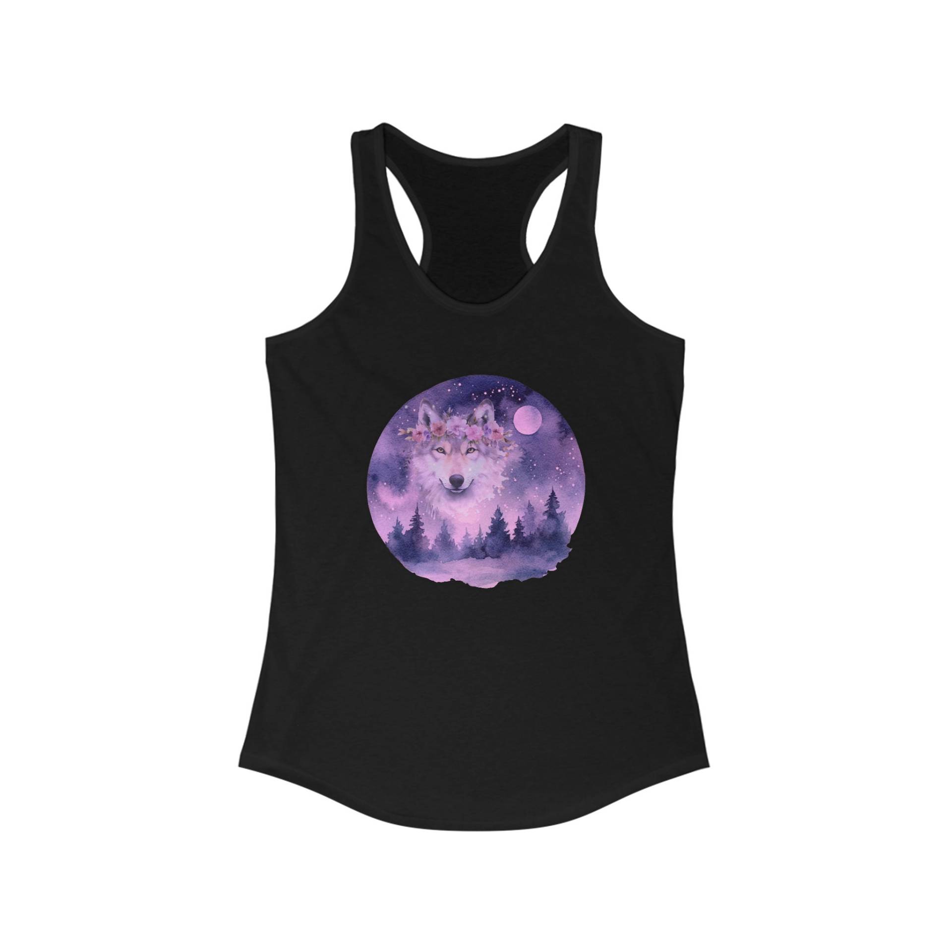 Wolf Wald Print Tank Top Geschenk Für Tierliebhaber von Travelismylife