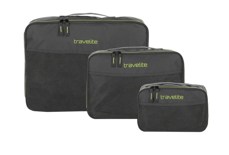 Travelite - ACCESSOIRES Packing Cubes Anthrazit von Travelite