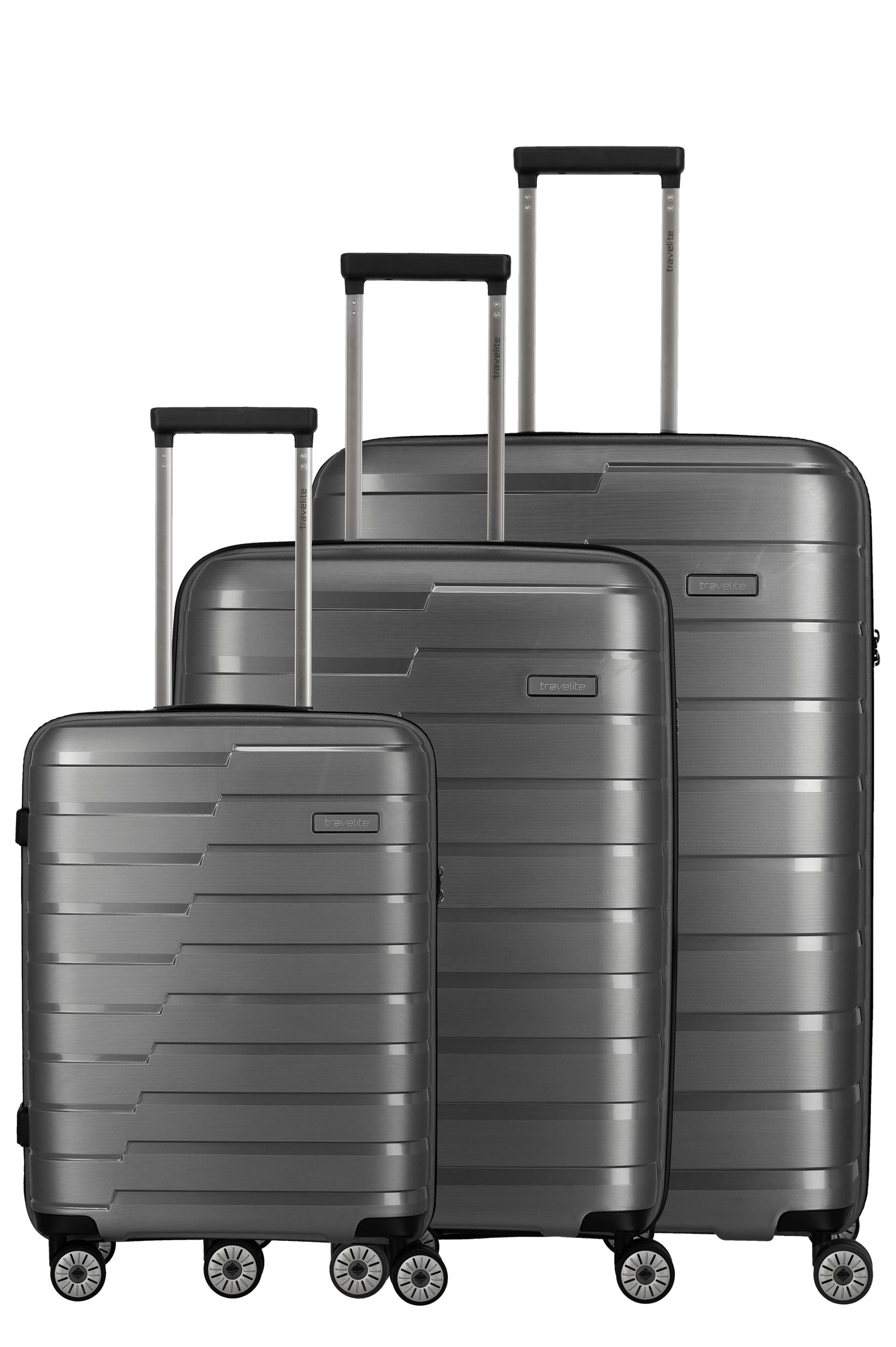 Travelite - Air Base 3-tlg. Koffer-Set Anthrazit von Travelite