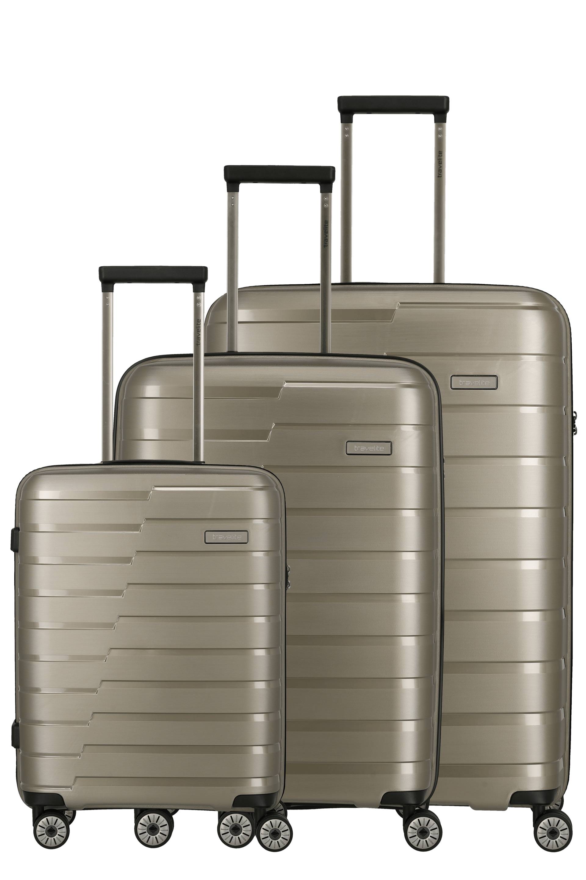 Travelite - Air Base 3-tlg. Koffer-Set Champagner von Travelite
