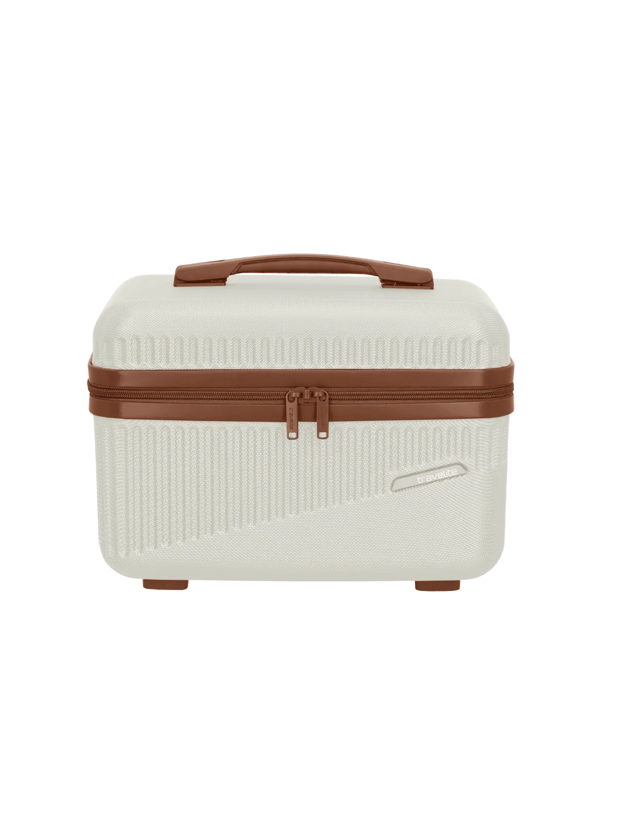 Travelite - BALI Beautycase Weiss/ Cognac von Travelite