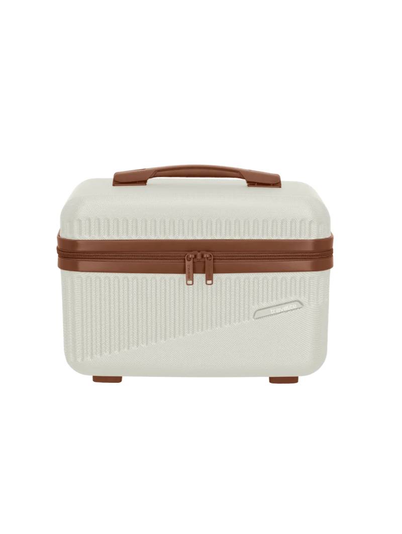 Travelite - BALI Beautycase Weiss/ Cognac von Travelite