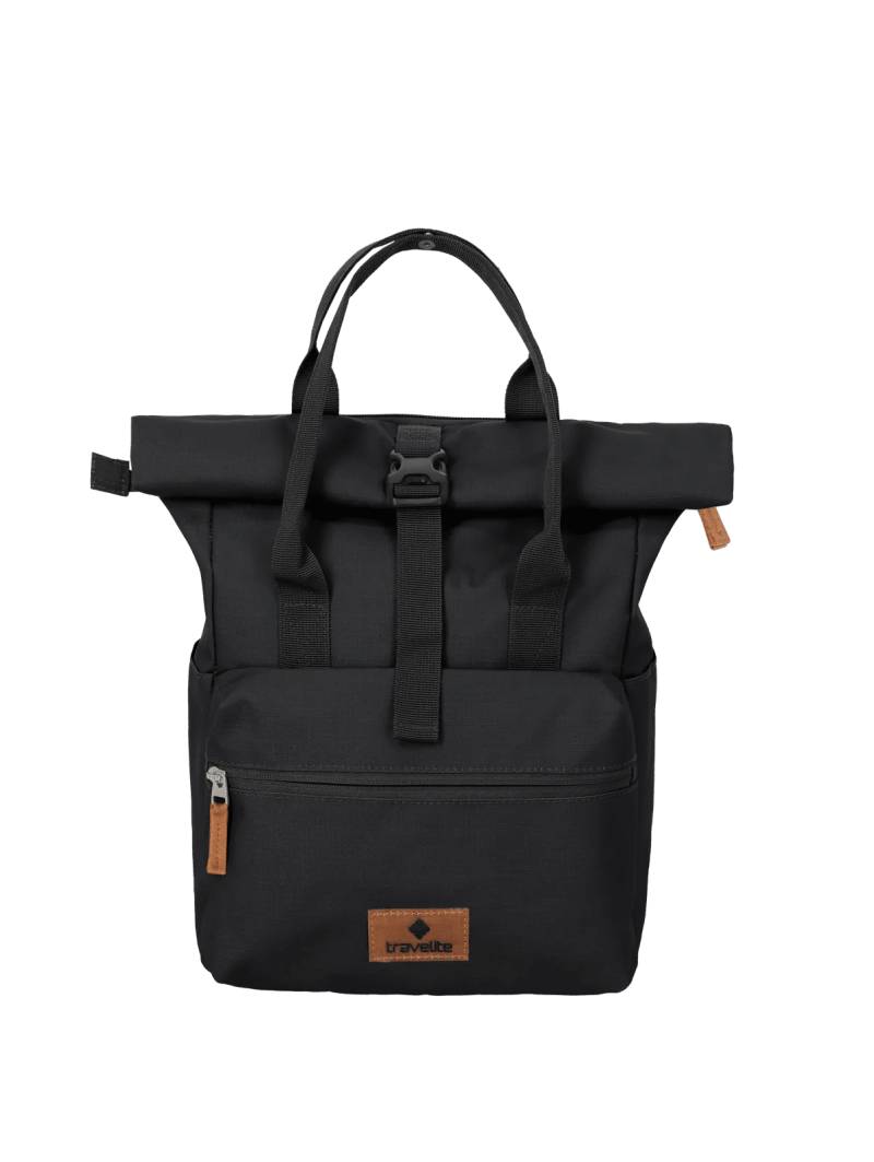 Travelite - BASICS Short Handle Rollup M Black - Gr. - M von Travelite