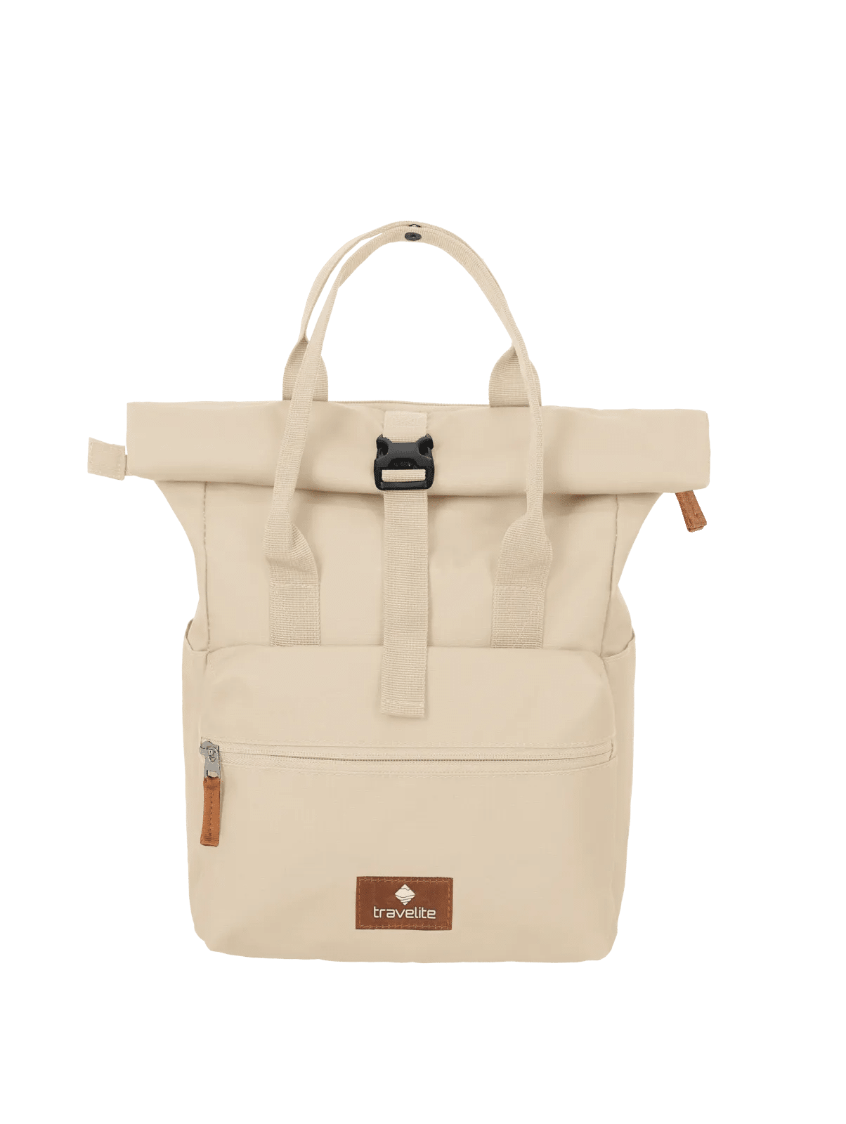 Travelite - BASICS Short Handle Rollup M Off-White - Gr. - M von Travelite