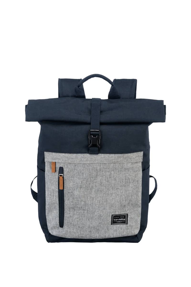 Travelite - Basics Rollup Rucksack Navy/Grey von Travelite