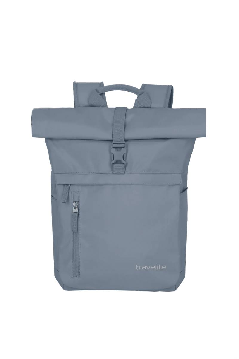 Travelite - Basics Rollup Rucksack Smoky Blue von Travelite
