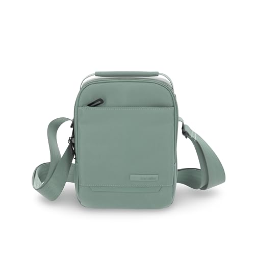 Travelite Cross Body Bag, WORKFLOW Umhängetasche aus recyceltem Material mit Sicherheitsfach, Sling Bag 23 cm, 2 Liter von Travelite