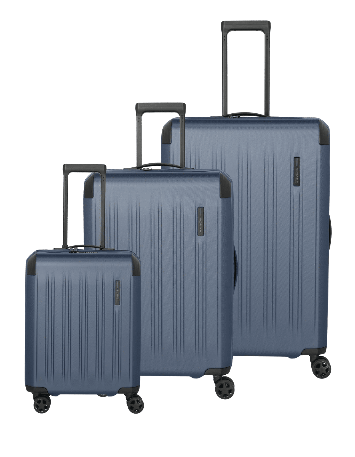 Travelite - DYNAMIIC 3-tlg. Koffer-Set L erw./ M erw./ S Denimblue von Travelite
