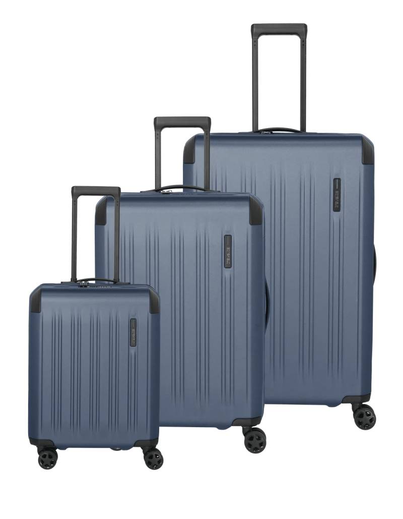 Travelite - DYNAMIIC 3-tlg. Koffer-Set L erw./ M erw./ S Denimblue von Travelite