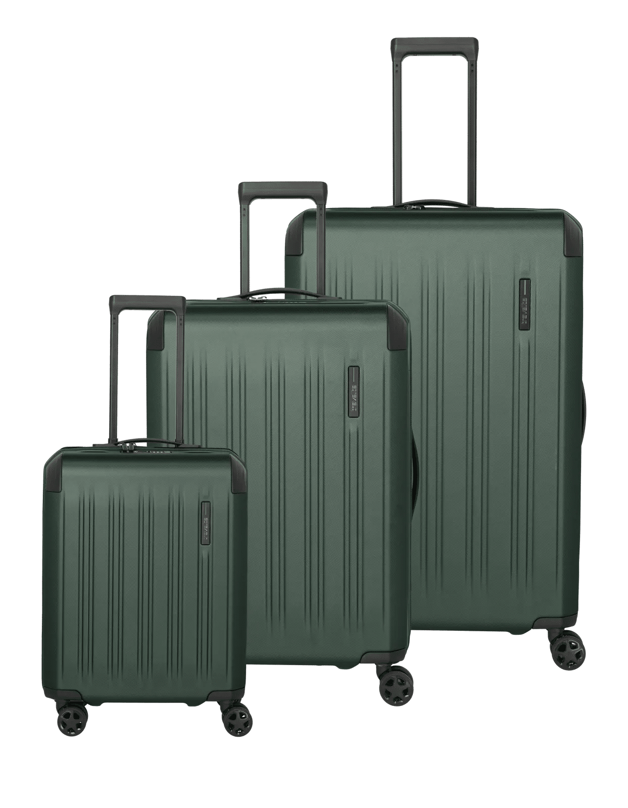 Travelite - DYNAMIIC 3-tlg. Koffer-Set L erw./ M erw./ S Grün von Travelite