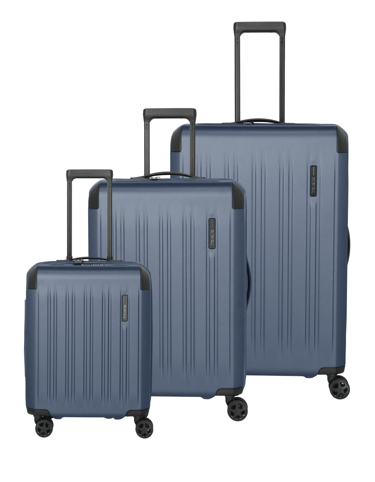 Travelite - DYNAMIIC 3-tlg. Koffer-Set L erw./ M erw./ S erw. Denimblue von Travelite