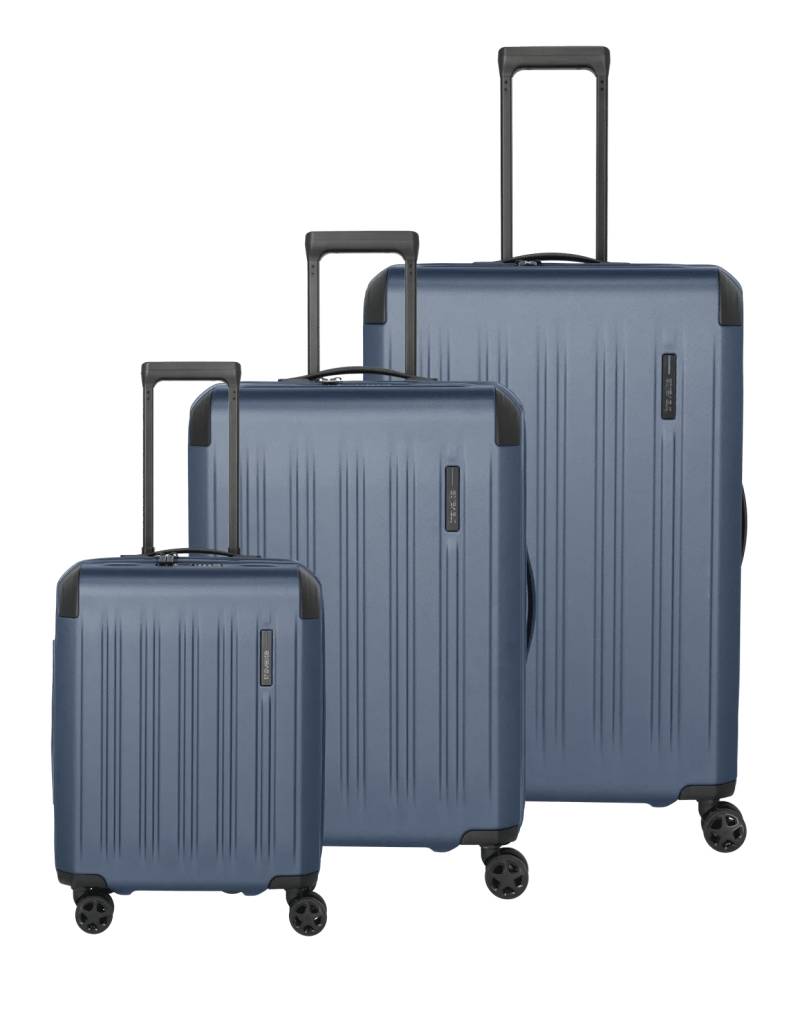 Travelite - DYNAMIIC 3-tlg. Koffer-Set L erw./ M erw./ S erw. Denimblue von Travelite