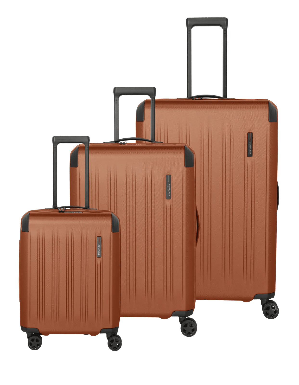 Travelite - DYNAMIIC 3-tlg. Koffer-Set L erw./ M erw./ S erw. Kupfer von Travelite