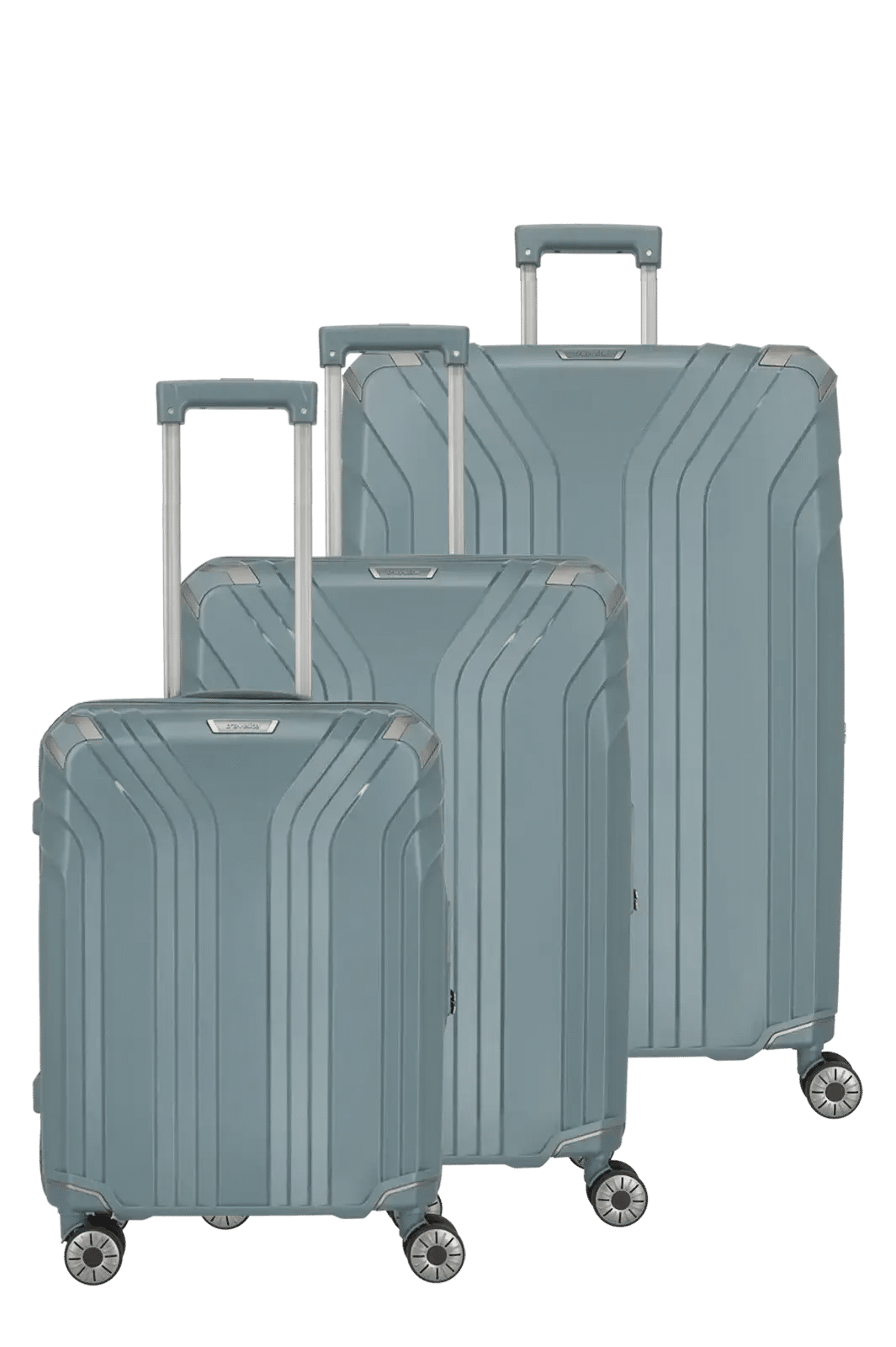 Travelite - ELVAA 3-tlg. Koffer-Set Blaugrau von Travelite