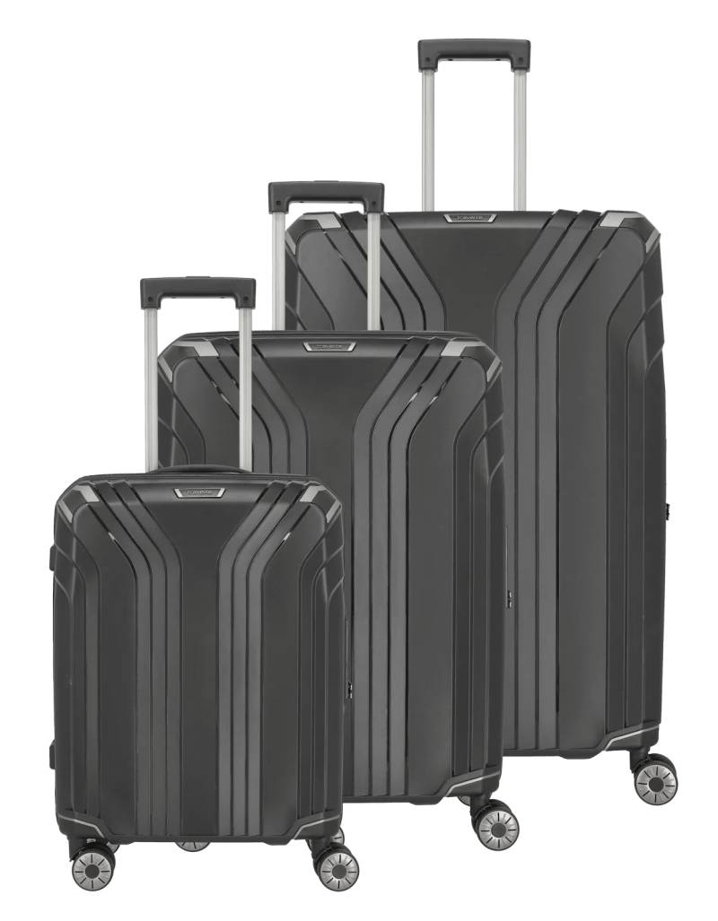 Travelite - ELVAA 3-tlg. Koffer-Set Schwarz von Travelite