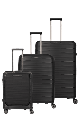 Travelite - MOOBY 3-tlg. Koffer-Set Schwarz von Travelite