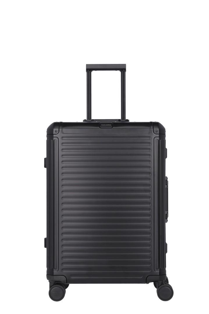 Travelite - NEXT 4Rad-Schalentrolley 4-Rad Trolley M Schwarz Schwarz von Travelite