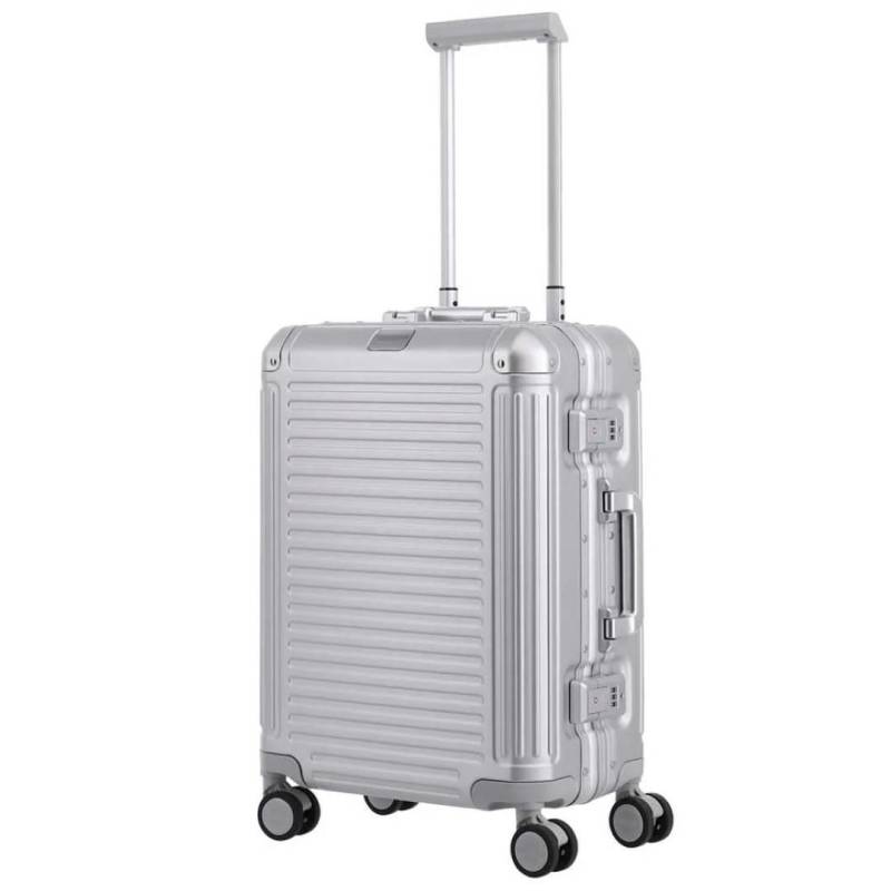 Travelite - NEXT 4Rad-Schalentrolley 4-Rad Trolley S Silber Silber von Travelite