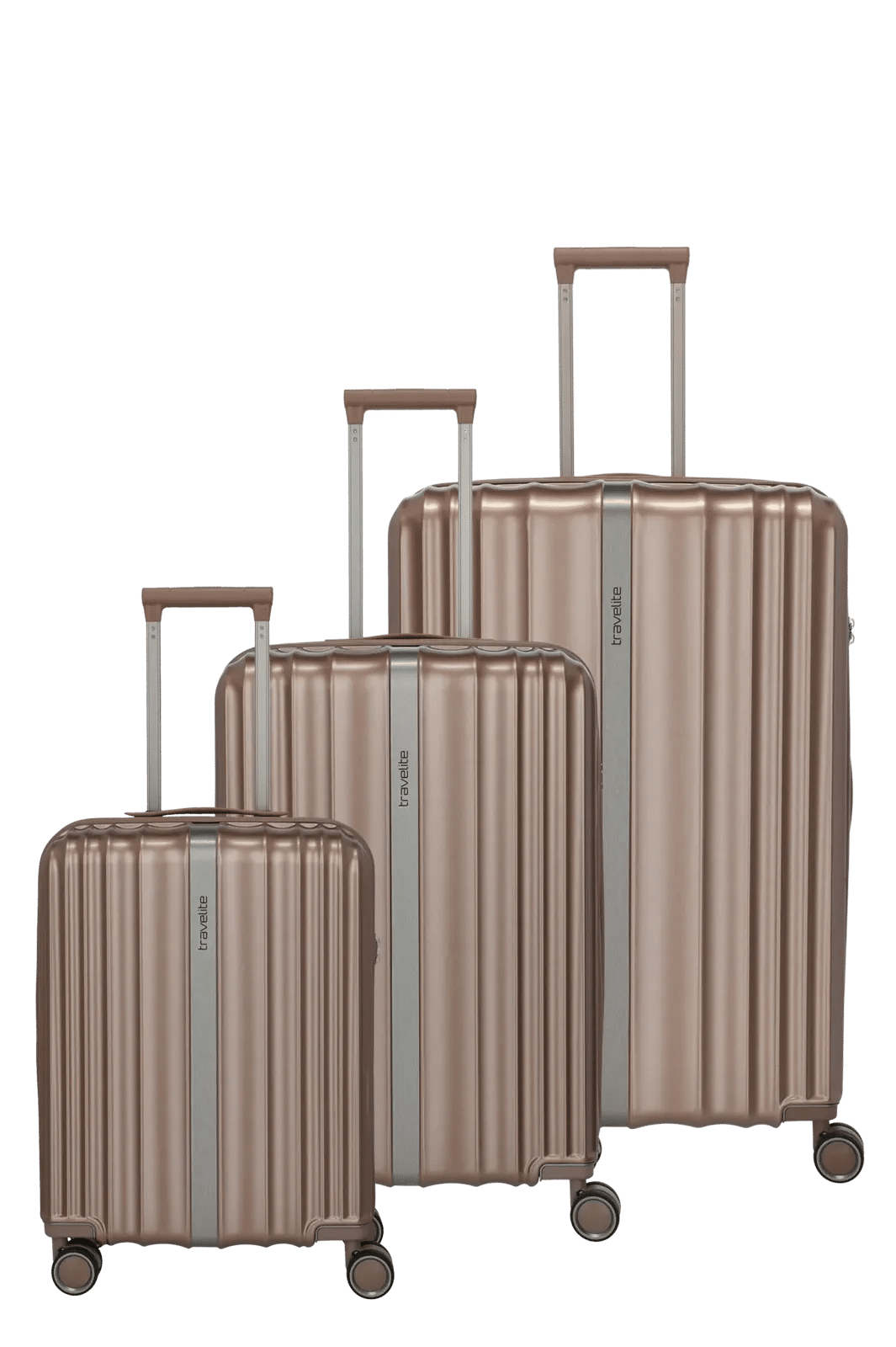 Travelite - PAROS 3-tlg. Koffer-Set Cappuccino von Travelite