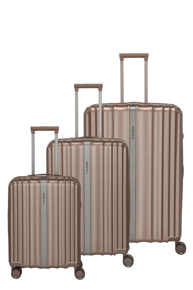 Travelite - PAROS 3-tlg. Koffer-Set Cappuccino von Travelite