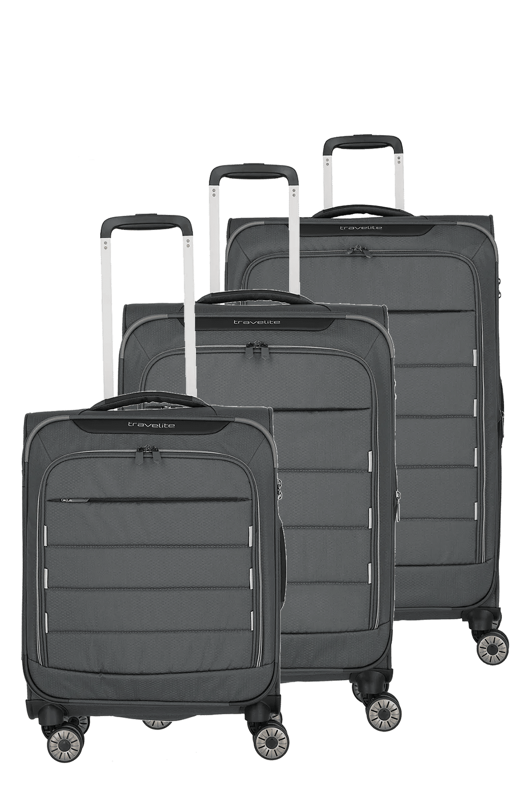 Travelite - Skaii 3-tlg. Koffer-Set Gipfelgrau von Travelite