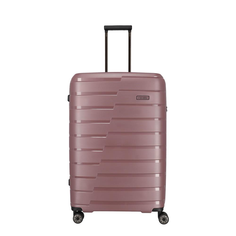 Travelite - Travelite Air Base Flieder 4-Rollen Trolley L 77cm lila von Travelite