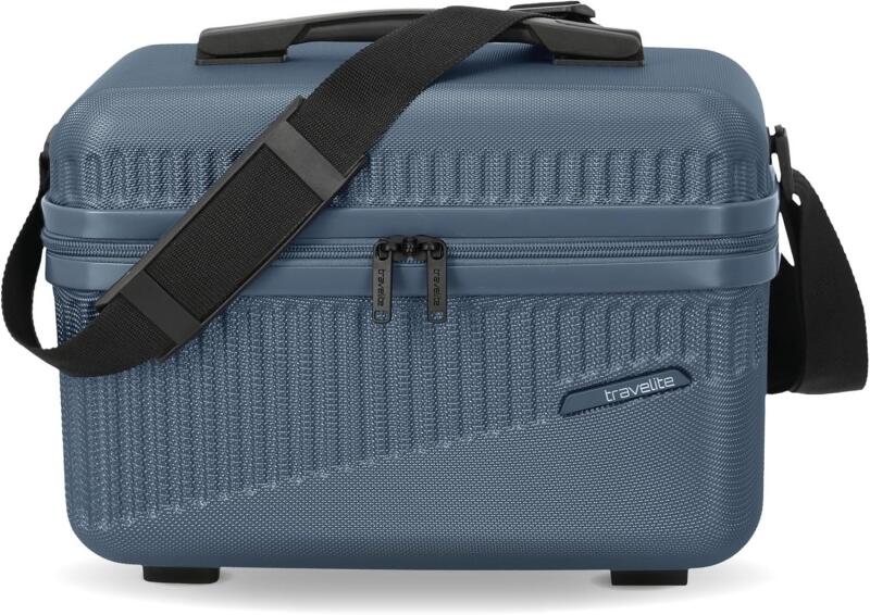 Travelite - Travelite Beautycase Bali Hartschale aufsteckbar leicht und stabil 17l 1,1kg blau Schwarz von Travelite