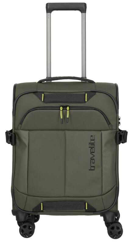 Travelite - Travelite Briize 4-Rollen Trolley S 55cm 2,4kg 33L Khaki Grün von Travelite