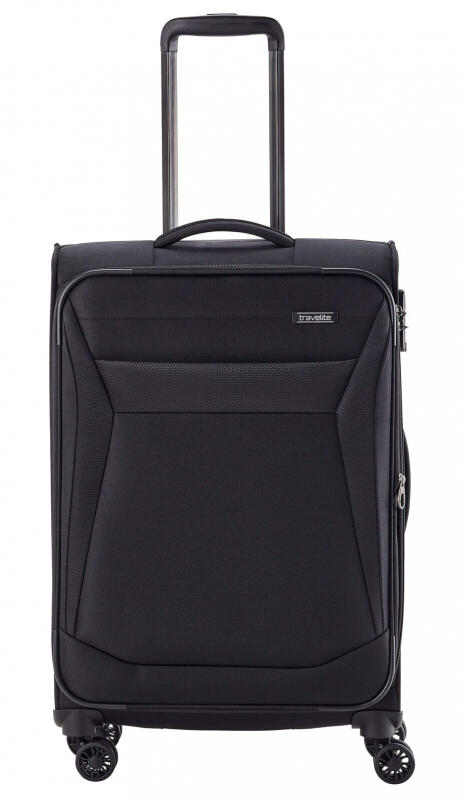 Travelite - Travelite Chios 4-Radtrolley erweiterbar m 67cm 2,9kg 60-66l schwarz Schwarz von Travelite