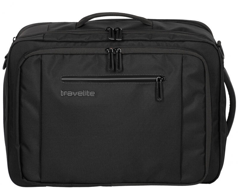 Travelite - Travelite Crosslite Bordtasche/Rucksack 43 cm 1,1 kg erweiterbar 25-31L Black Schwarz von Travelite