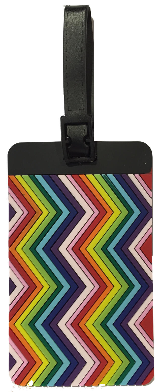 Travelite - Travelite Kofferanhänger groß Kunststoff bunte Zacken Multicolor von Travelite