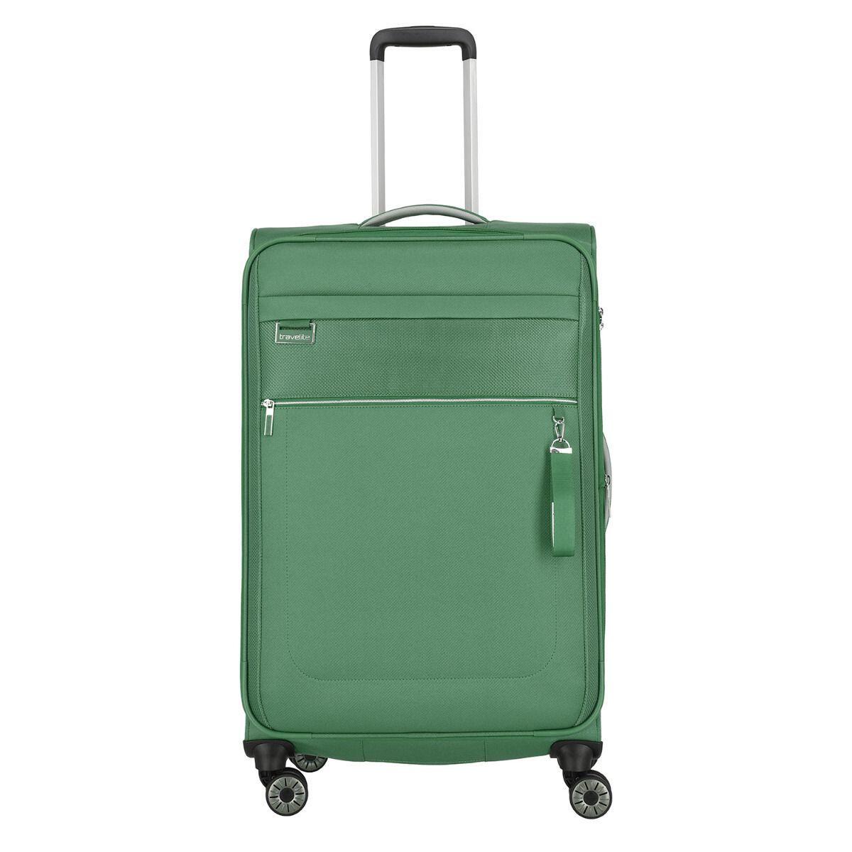 Travelite - Travelite Miigo Matcha 4-Rollen Trolley L 77cm grün von Travelite