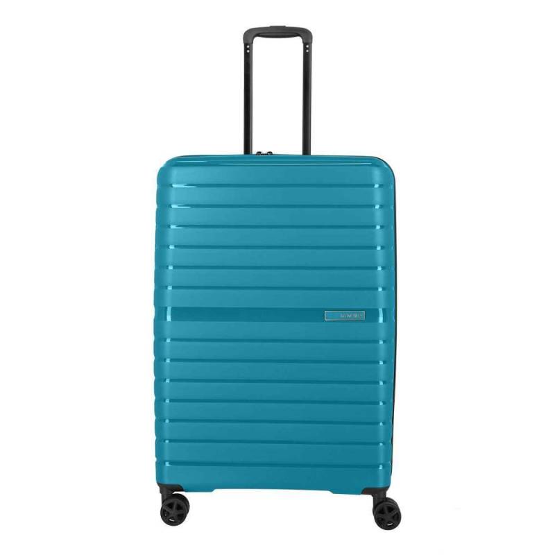 Travelite - Travelite Trient Petrol 4-Doppelrollen Trolley L 76 cm petrol von Travelite